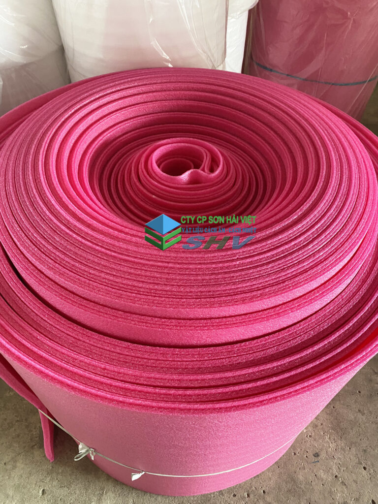 Mút xốp pe foam chống tĩnh điện màu hồng cho hàng điện tử